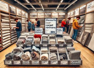 resztki wykładzin dywanowych